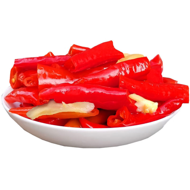 泡椒 贵州特产冬秀娘泡椒酸辣椒 2400克 冬秀娘泡酸辣椒下饭菜批发 冬