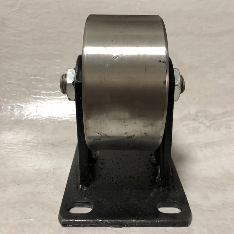 钢轮轨道轮滑轮重型轮钢槽轮平轮移门轮地面平移轮实心轮100平轮