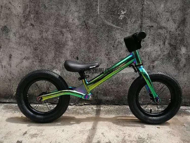 飞鱼儿童平衡车改装级减震滑行滑步车小孩自行车fisherfisher竞速变色