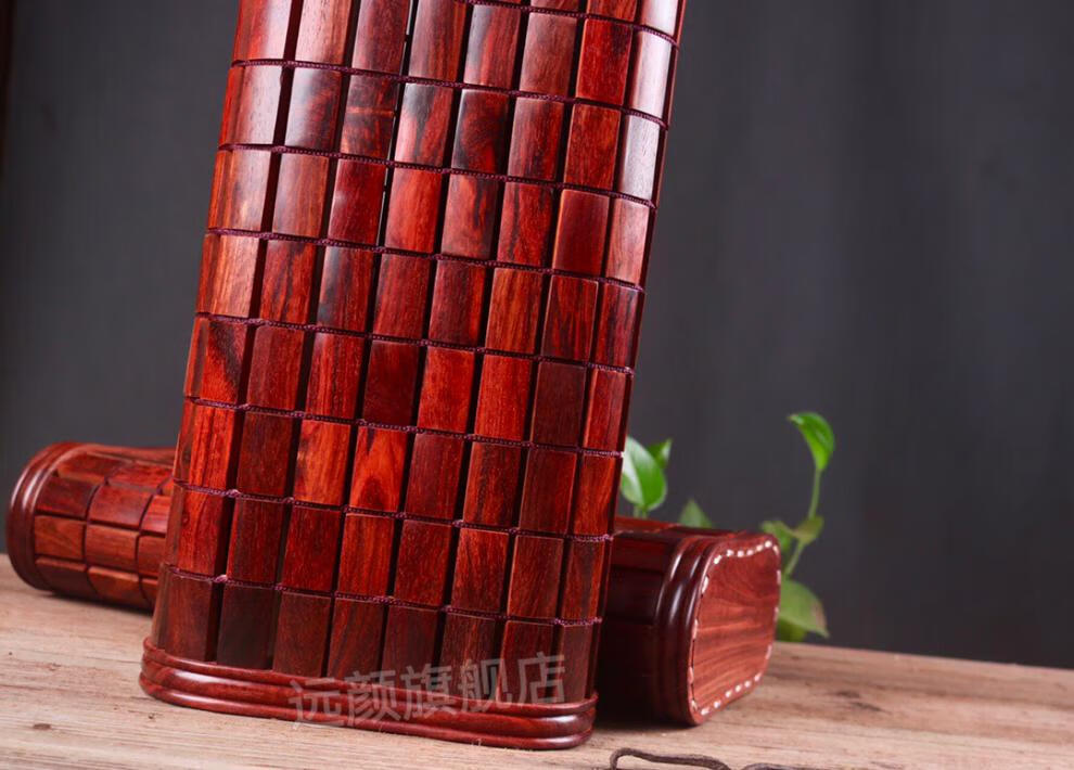 长寿富荣枕头家用护颈夏季清凉枕红木硬枕送长辈单个 枕头单个【图片