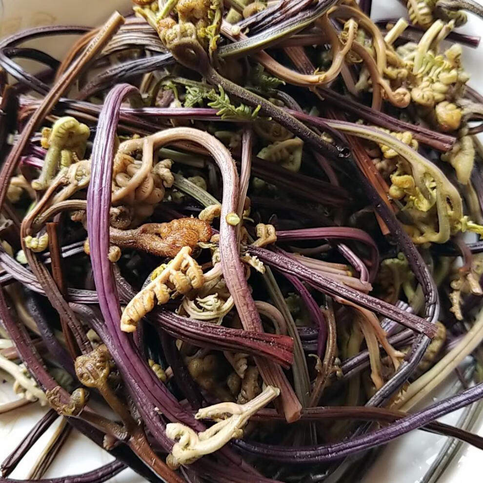 蕨菜又称拳菜营养高口感好自然晒干的新嫩干菜袋装600克