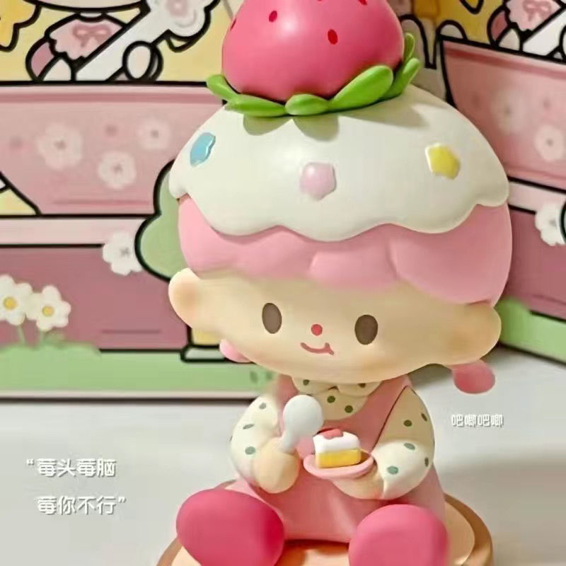 卓大王盲盒樱花咖啡店整套盲盒公仔可爱铃铛奶茶日记系列谁是魔女潮玩