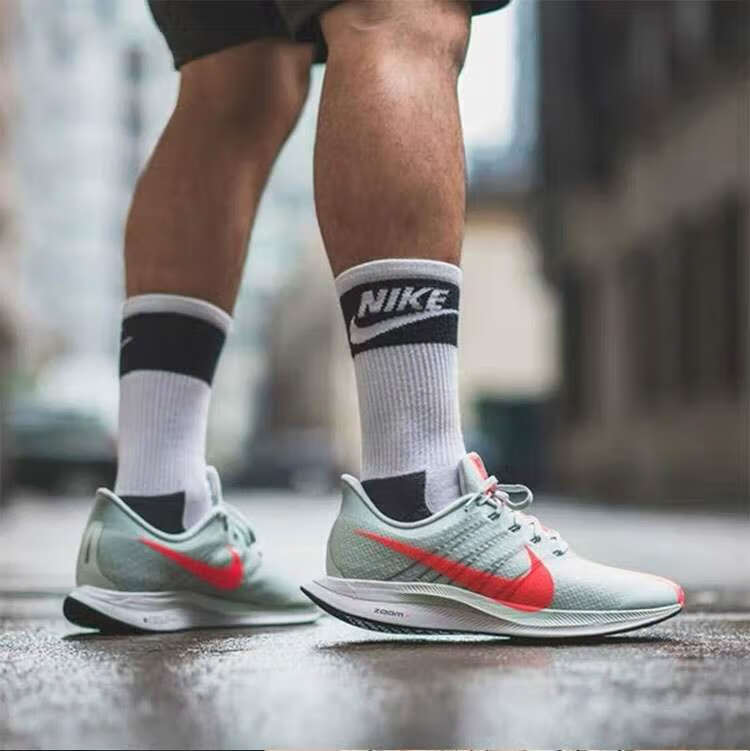 zoom pegasus登月气垫飞马35马拉松男女鞋缓震运动跑步鞋 飞马35黑白