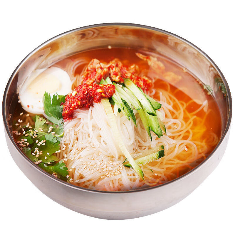 东北冷面佳木斯韩式朝鲜族大冷面390g袋小麦荞麦冷面凉面商用 390g*6