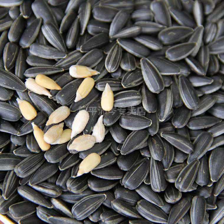 黑珍珠瓜子小油葵花籽现炒原味奶油味1000克原味黑珍珠瓜子500克生油