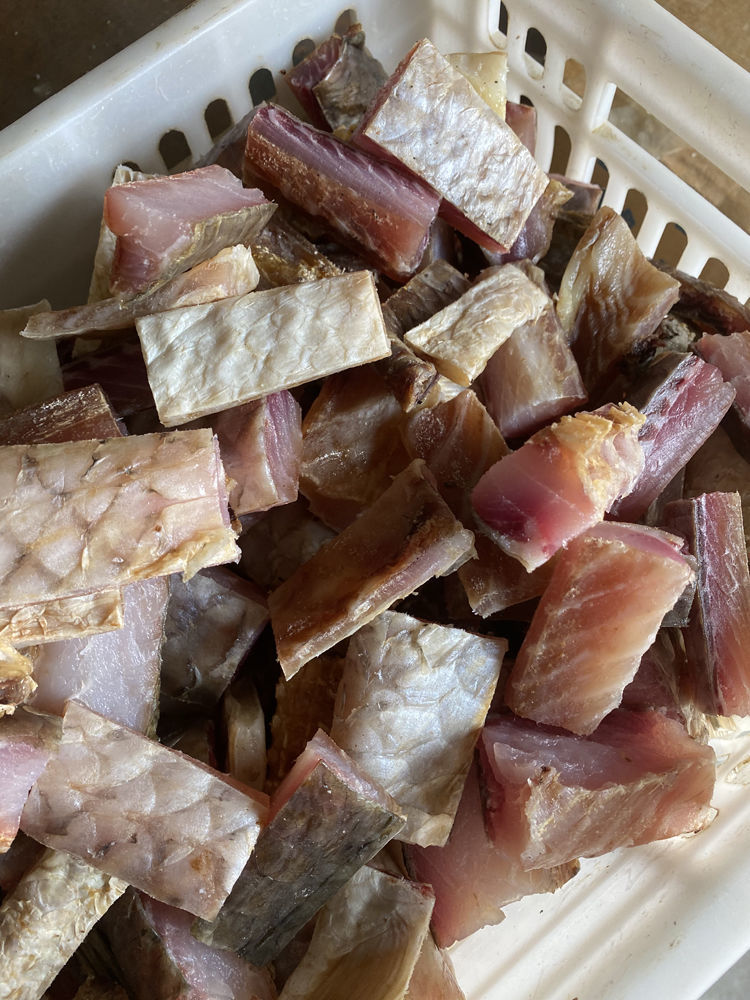 苏北特产农家自制干鱼干货腊鱼块风干草鱼块阳干鱼咸鱼块年货礼广纳力