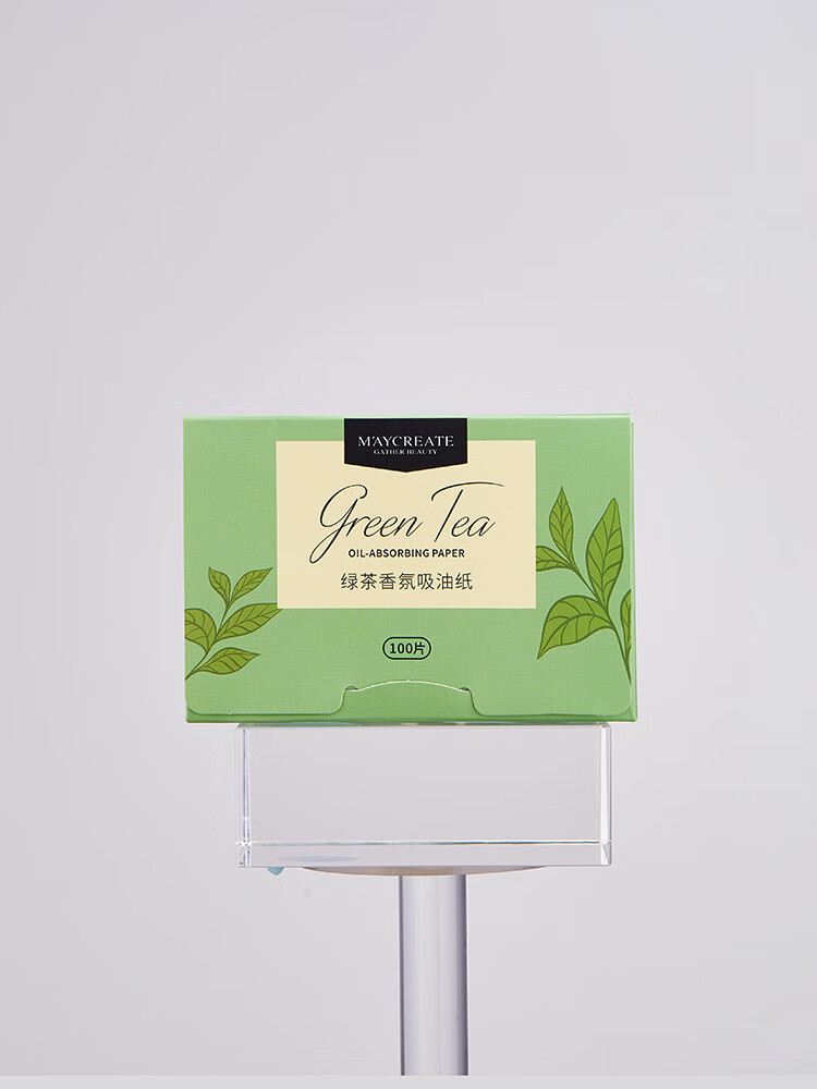 健美创研（M'AYCREATE）吸油纸面部抽取式控油吸油纤维脸部护理黑头粉刺毛孔粗大男女士 绿茶香氛