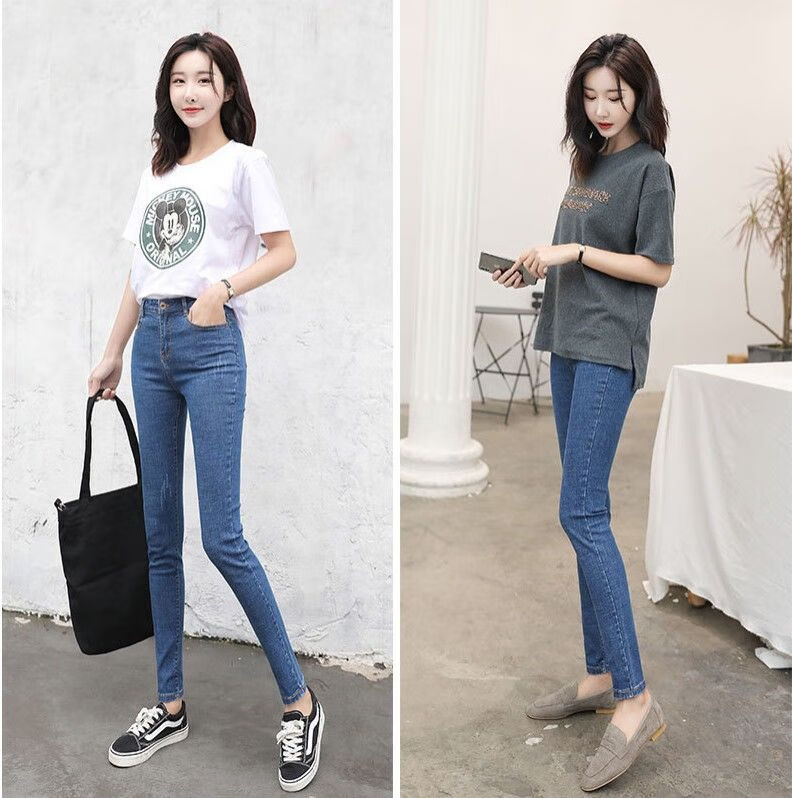 秋冬季免脱户外拉链开档牛仔裤情侣约会心机裤紧身显瘦高腰加绒 开裆