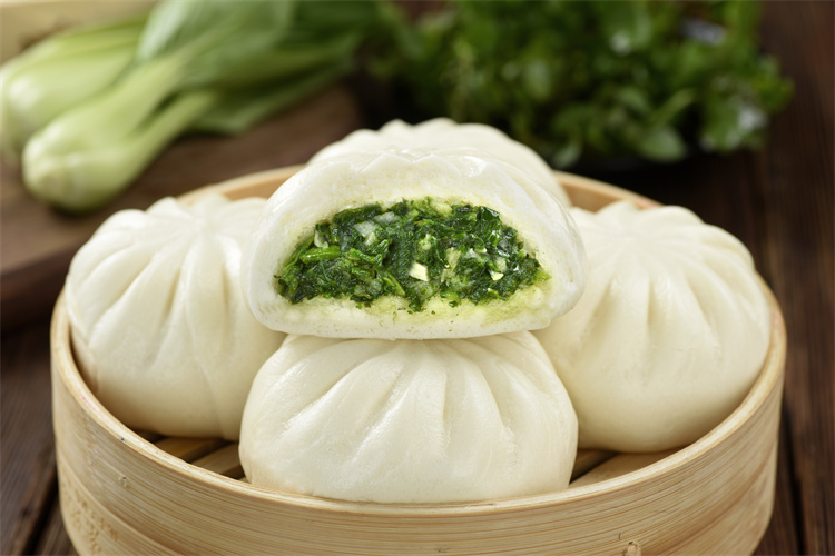 品维扬素包子荠菜包纯素植物油冷冻早餐包子速冻香菇青菜包子速食农家