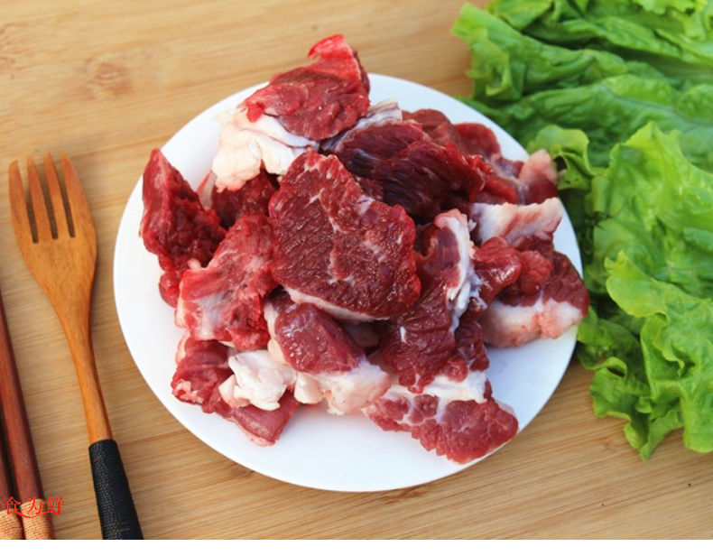顺丰现货清真原切牛碎肉新鲜剔骨牛肉筋少肉多肥少瘦多精品小块牛肉3