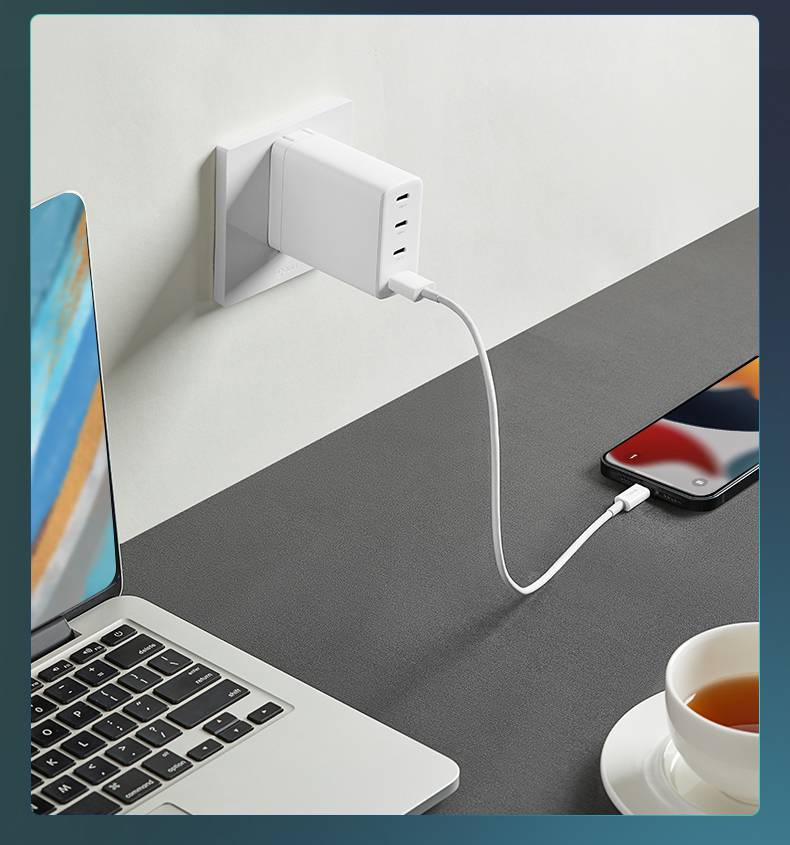 公牛(bull)100w氮化镓充电器pd快充gan适用于苹果macbookpro笔记本