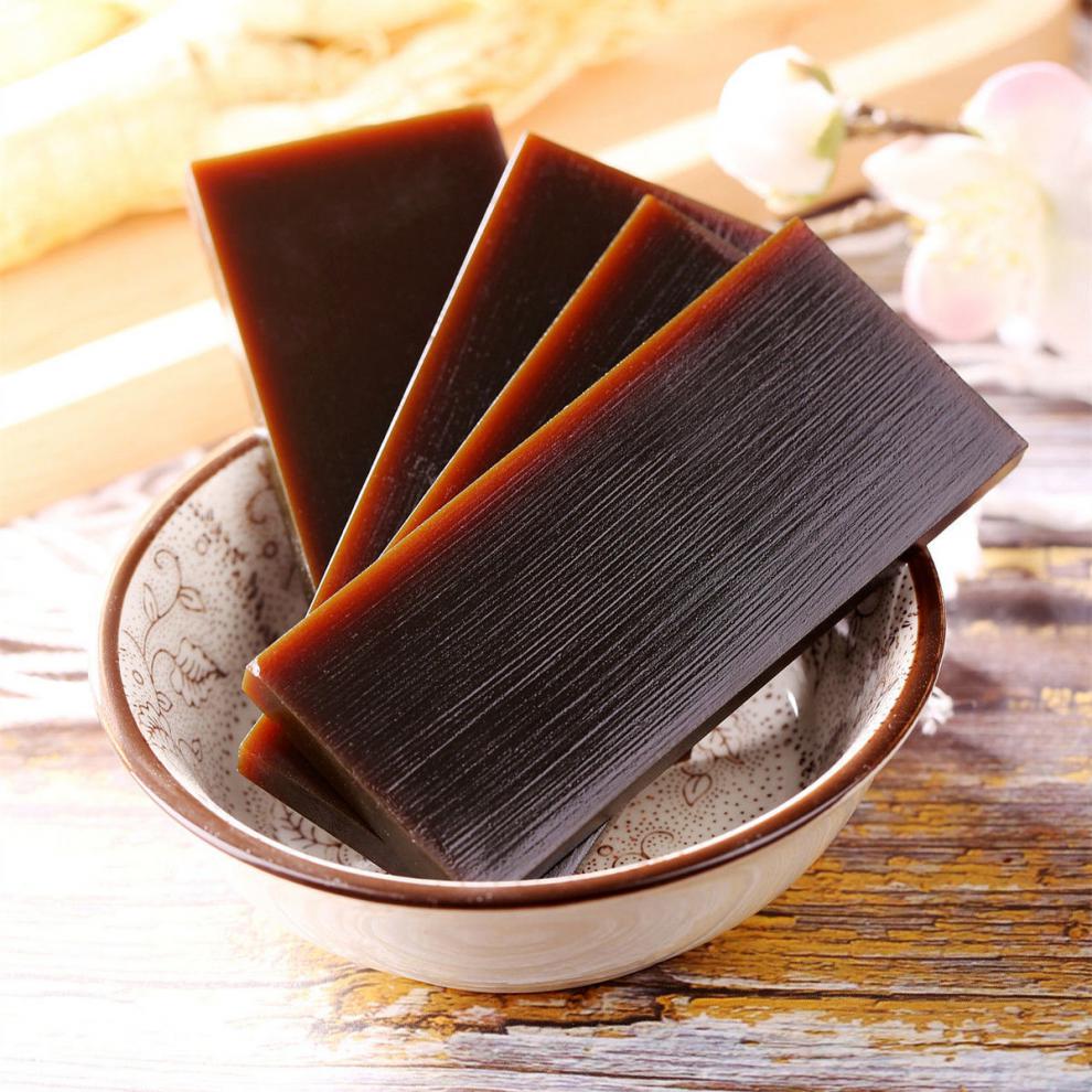 鹿胶中药材鹿角胶块正宗鹿胶250克铁盒装食用鹿胶有龟胶阿胶官方直营