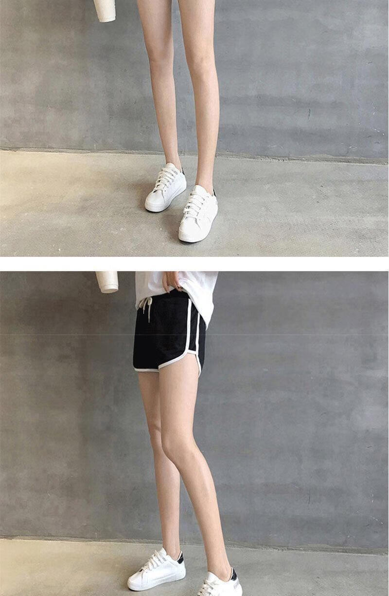 mm300斤运动短裤女跑步瑜伽阔腿宽松热裤外穿家居夏红色xxs建议4050斤