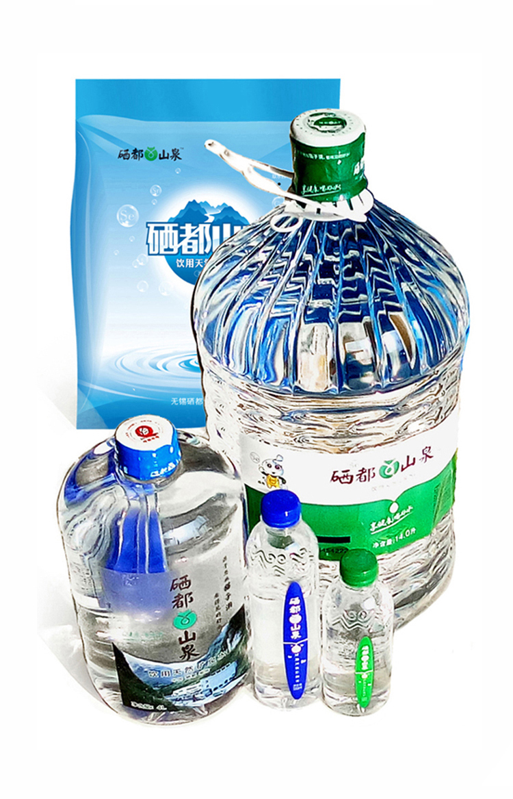 550ml24瓶6箱装水恩施硒都山泉弱碱性低钠富硒矿泉水整箱睿德堂550mlx