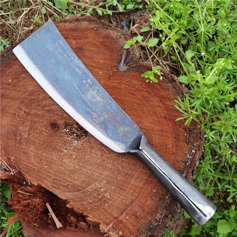 砍柴刀定制农用柴刀弯刀手工锻打户外加厚柴刀老式树竹刀开路联能大弯