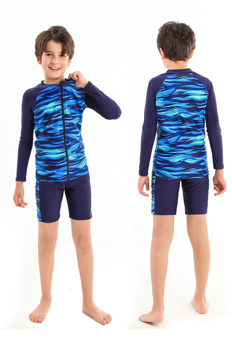 青少年泳裤1215岁中学生男生泳衣儿童泳衣男孩中大童青少年加大男童