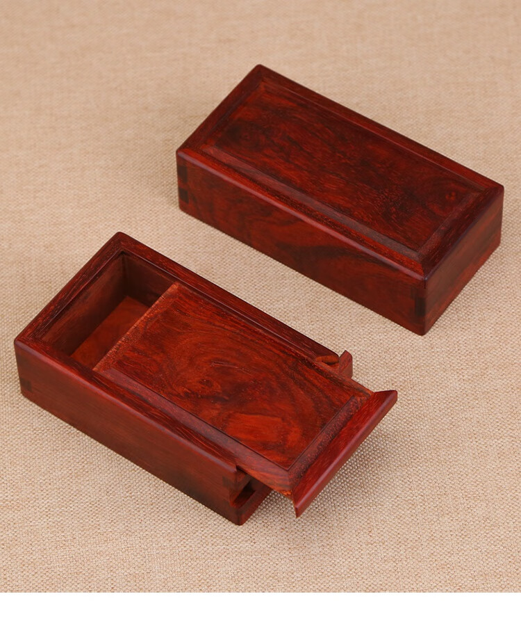 奈希森红木盒机关盒小叶紫檀首饰盒文玩收藏手串盒珠宝玉石盒复古饰品