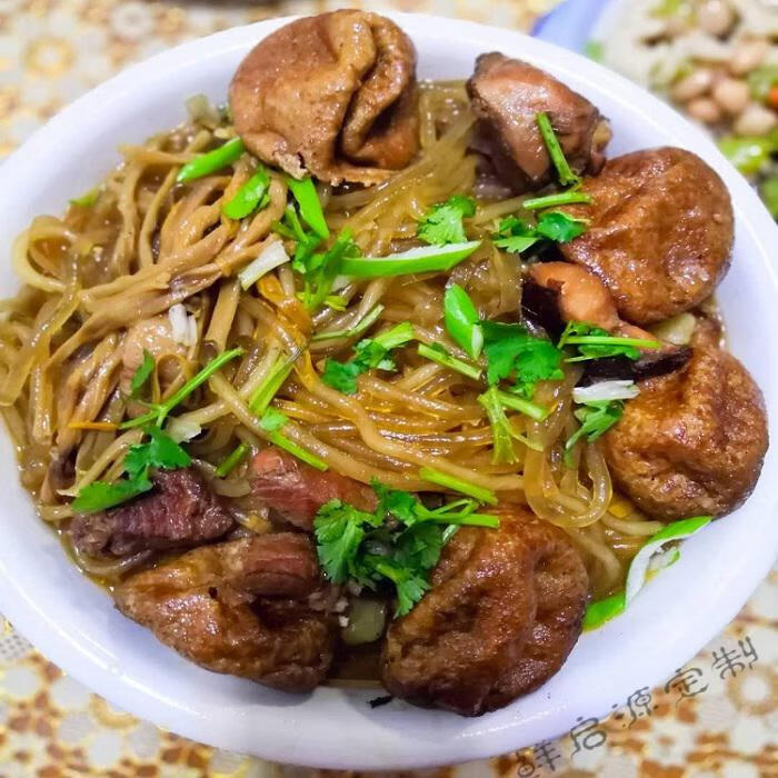 五台豆腐丸子山西忻州五台山特产手工油炸铁锅烩菜丸子1500g