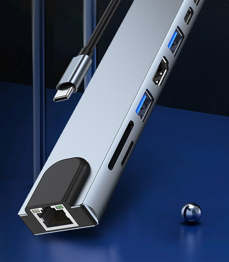 znelly适用华为matebook131416ex拓扩展坞typec转换hub笔记本电脑type