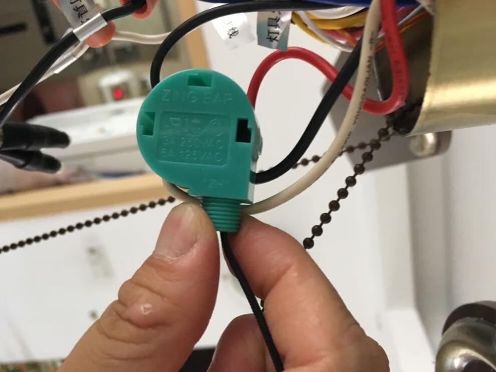 拉绳开关吊扇三档调速开关三段调速开关手拉制风扇灯调速器268s6 ze