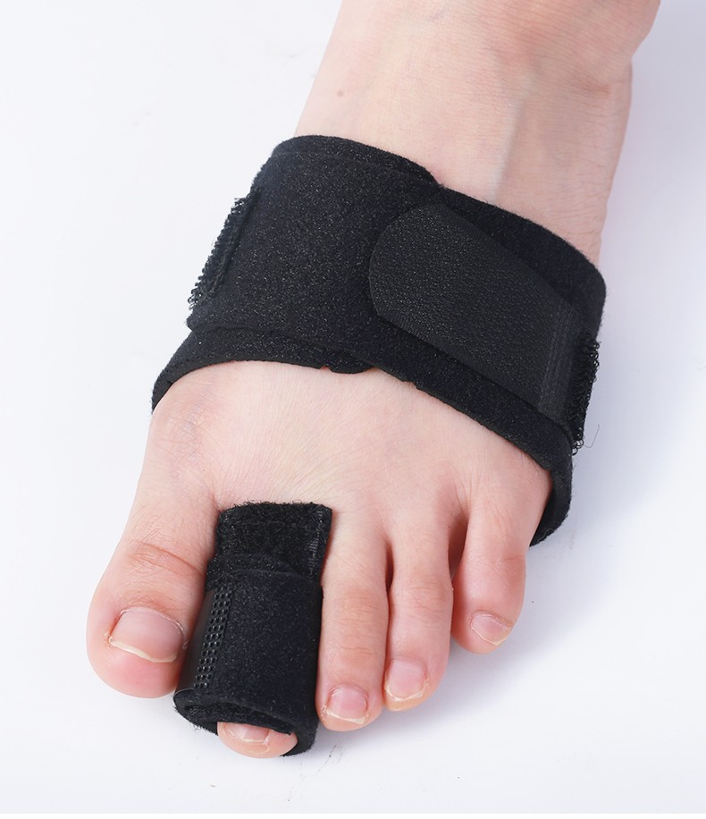 岙筱 大小脚趾固定器拇指外翻足趾脱受伤臼支具夹板脚套可下地 四趾