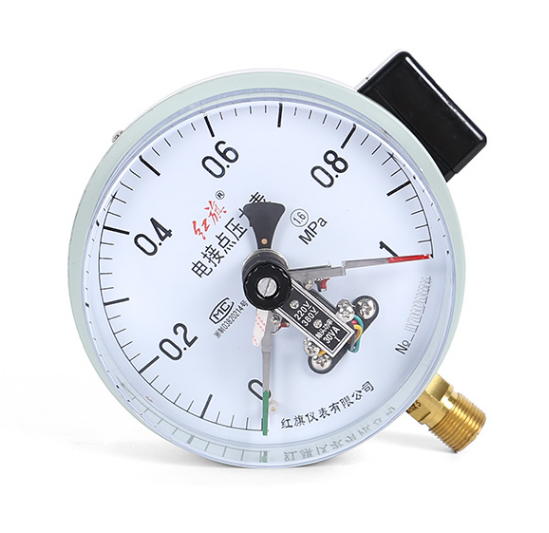 红旗1.6mpa全规格磁助式电接点压力表触头功率30va定制 zxc150 -0.