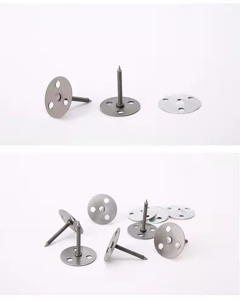 大头圆钉三孔钉加固不倒刺钉金钱片钉乱停车神器大头钉子平头钉子 钉