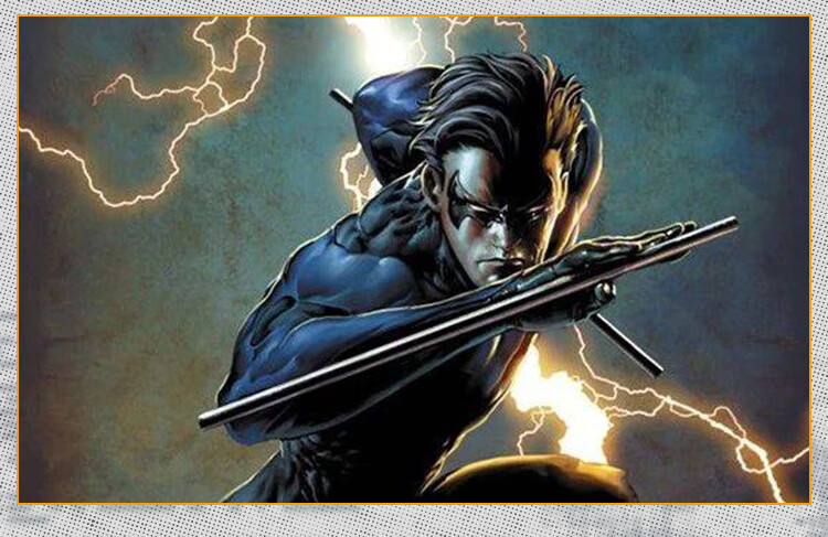 2022新款漫天际dc泰坦二季cos夜翼同款紧身衣演出服鞋子cosplay连体衣