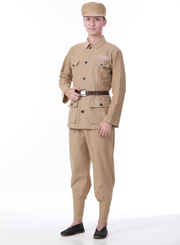 二战模型影视道具收藏志愿军抗美援朝49式军装成人红军演出服儿童八路