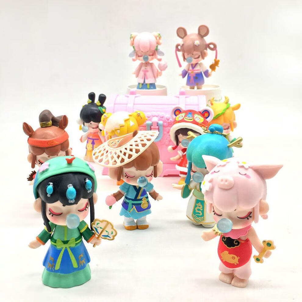 十二星座盲盒nanci十二生肖盲盒女生摆件rolife若来囡茜确认子鼠均码