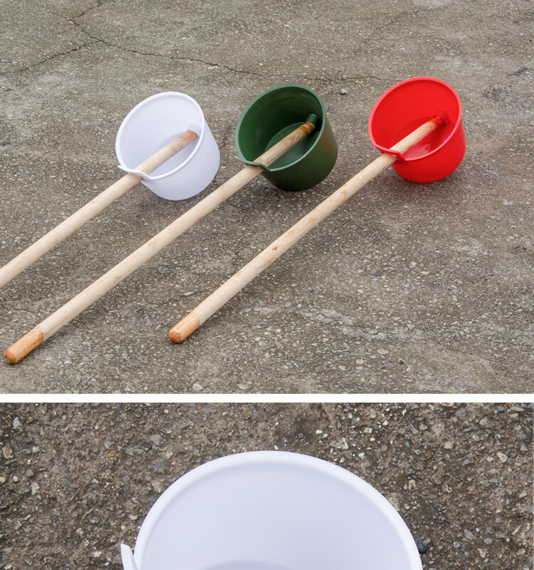 塑料粪勺农用粪瓢舀大棚施肥浇花泼水瓢浇水瓢水舀子掏大粪勺瓜当灰色