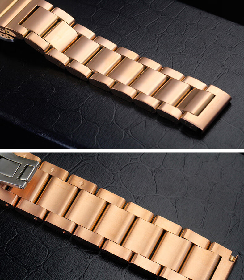 万宝龙手表带原装适用万宝龙时光行者钢表带原装男士手表带精钢带