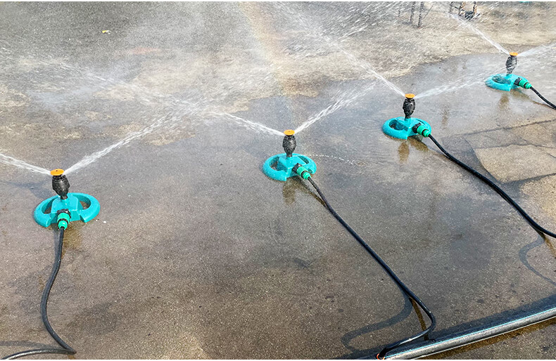 建筑洒水器降温大面积厂房铁皮屋顶旋转喷水浇水喷淋喷头设备 120米pe