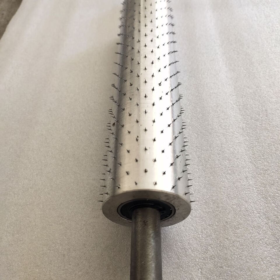 无纺布袋超密打孔针辊铝箔针板针辊针刺辊轮塑料薄膜定做水泥