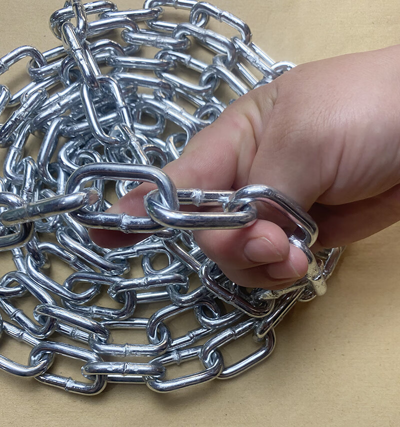 镀锌铁链子防盗狗链焊接铁链条栓牛景观护栏铁索链河道防护秋千链 3