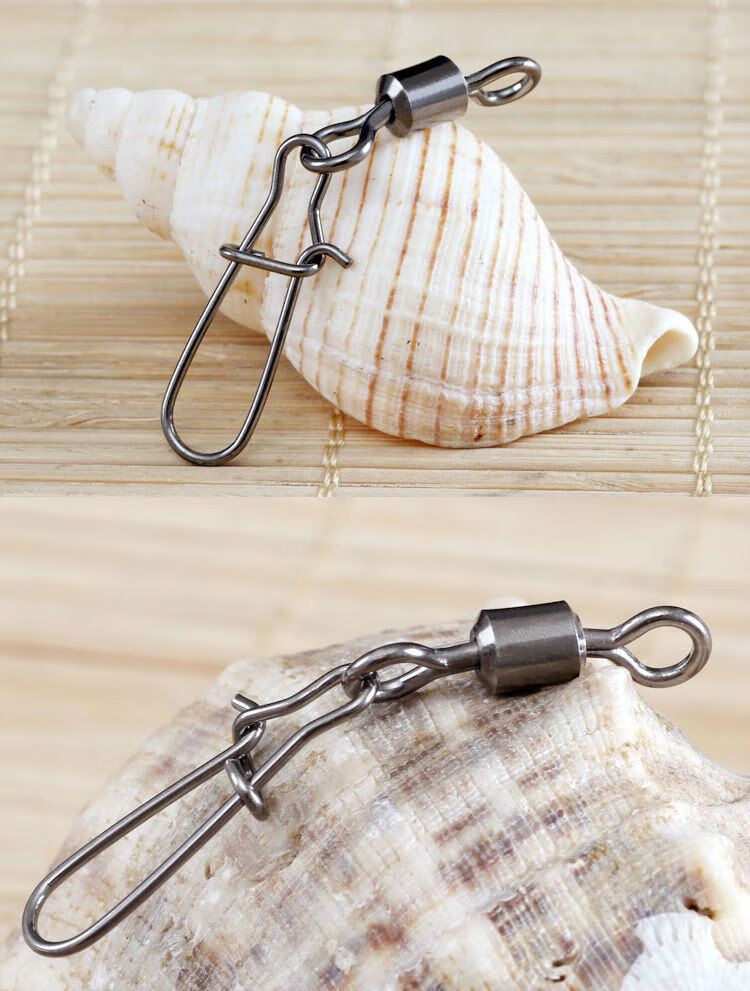 增强别针连接器路亚8八字环快速转环海竿钓鱼垂钓用品渔具小配件id型