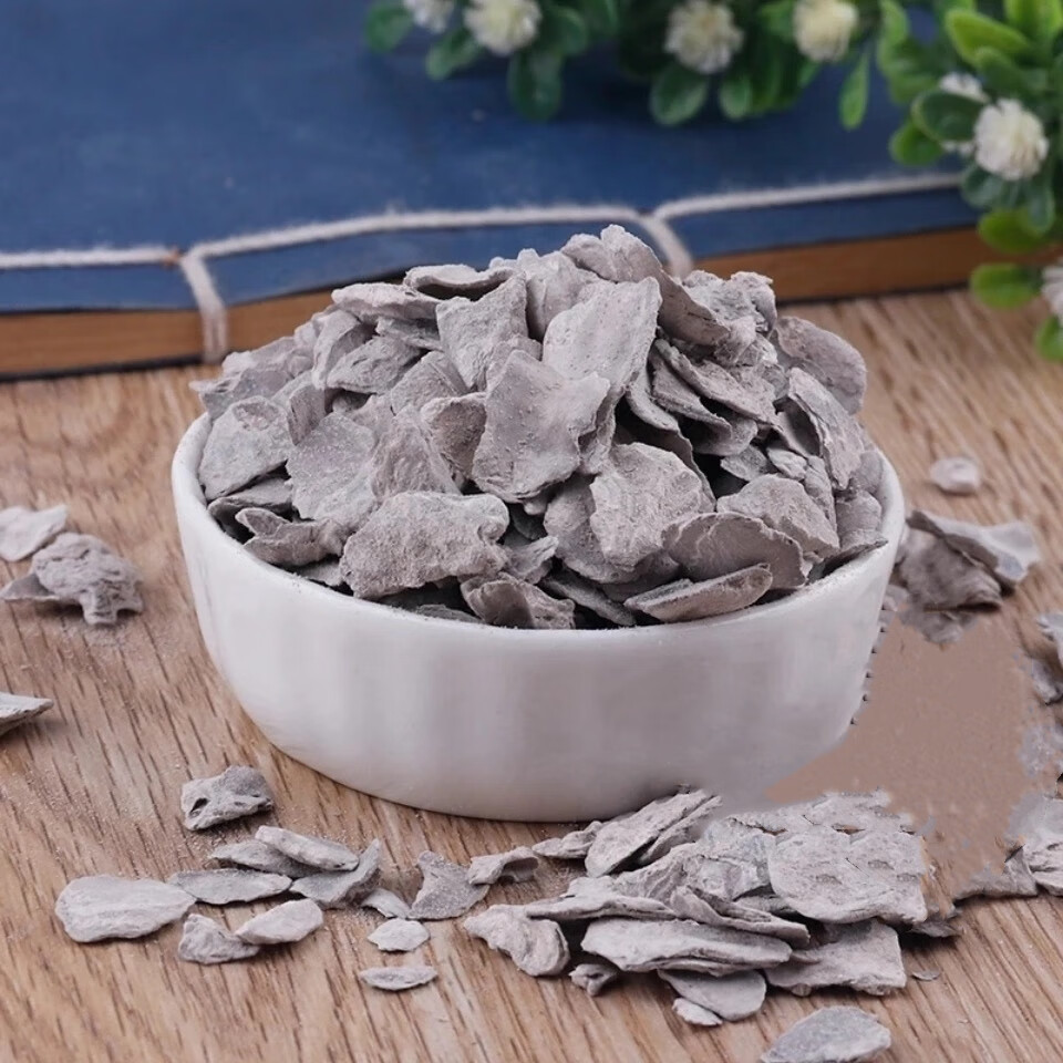 煅牡蛎中药材500g克 牡蛎锻牡蛎壳牡蛎片 可磨煅牡蛎粉【图片 价格 品