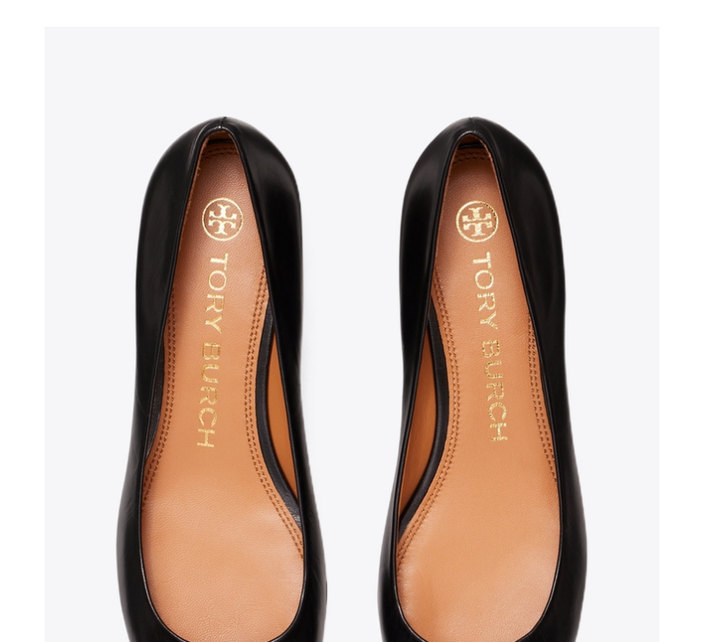 toryburch汤丽柏琦enamel羊皮高跟鞋女鞋79548黑色00675