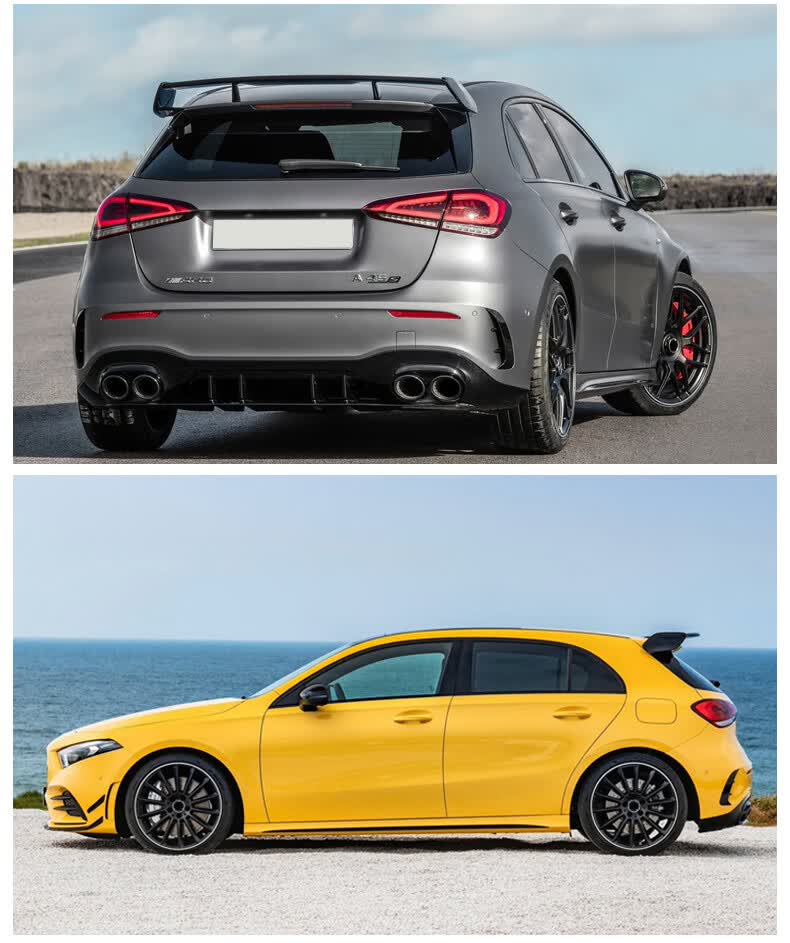 适用于奔驰a级amg改装a180a200gla200改gla45a45sa35尾翼定风翼顶翼