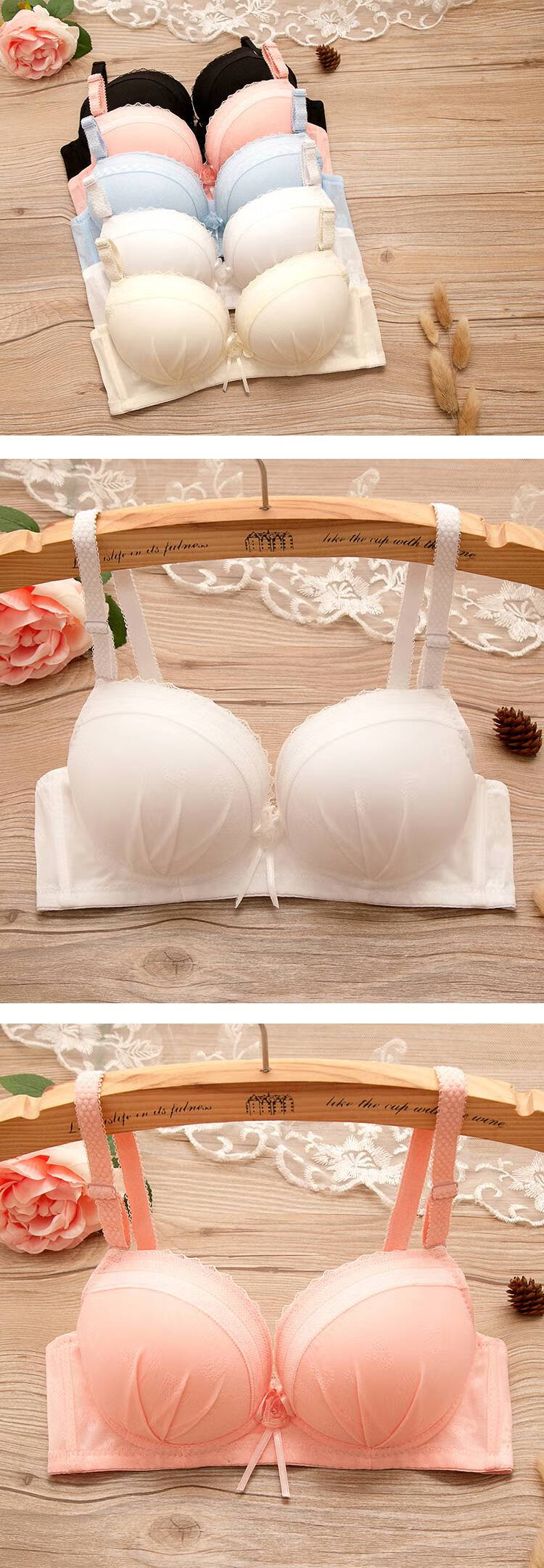 内衣薄款小胸乳罩纹胸衣法国聚拢胸罩聚扰奶罩228灰条纹3475ab通用