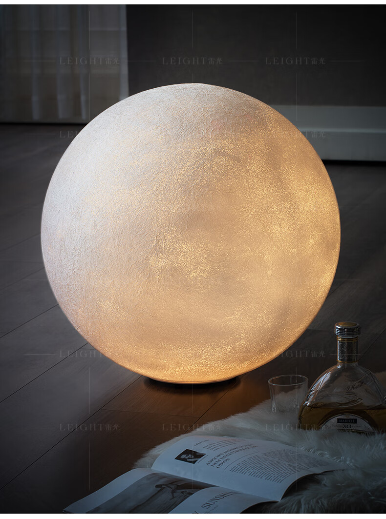 卡心3d月球灯创意大号落地灯客厅装饰卧室床头夜灯ins网红户外月亮灯