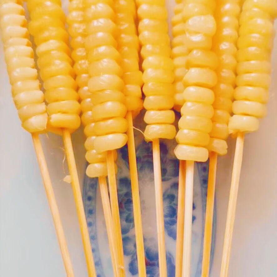 甜糯水果玉米串烧烤新鲜铁板甜粘真空油炸100串袋糯玉米串