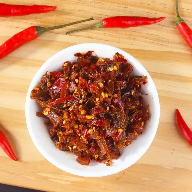 老干妈香辣菜贵州特产辣椒香辣菜拌饭下饭菜榨菜咸菜 老干妈-植物油