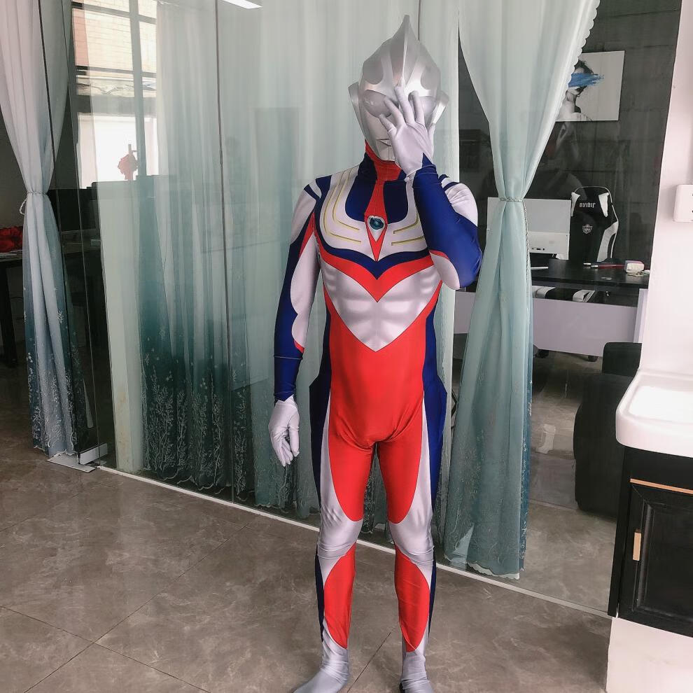 成人奥特曼衣服 万圣节儿童奥特曼衣服抖音 cos表演赛罗迪迦欧布