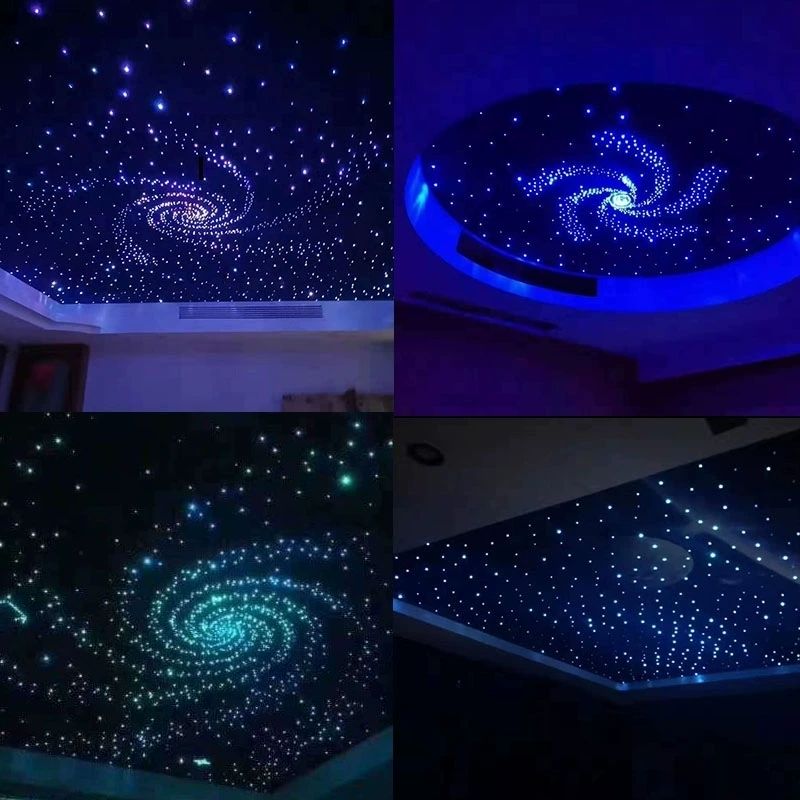 星空顶天花板led灯影音室星光顶ktv家庭影院吊顶卧室满天星光纤灯款式