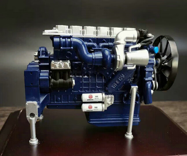 汽车发动机模型1:12原厂 潍柴wp13 蓝擎动力 潍柴 摆件收藏版【图片