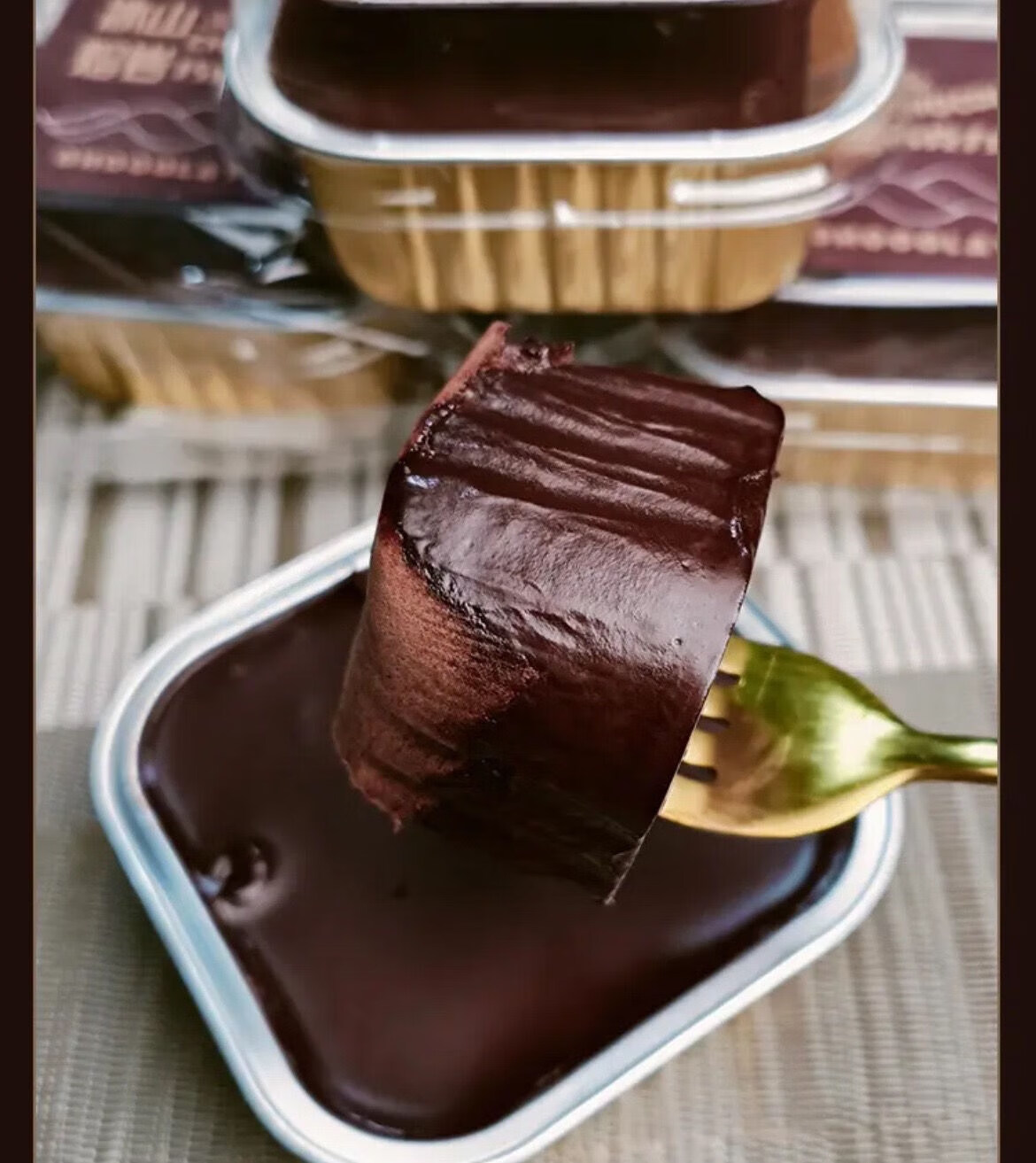 冰山巧克力熔岩整箱面包爆浆流心可可脂小甜品下午茶零食 冰山熔岩