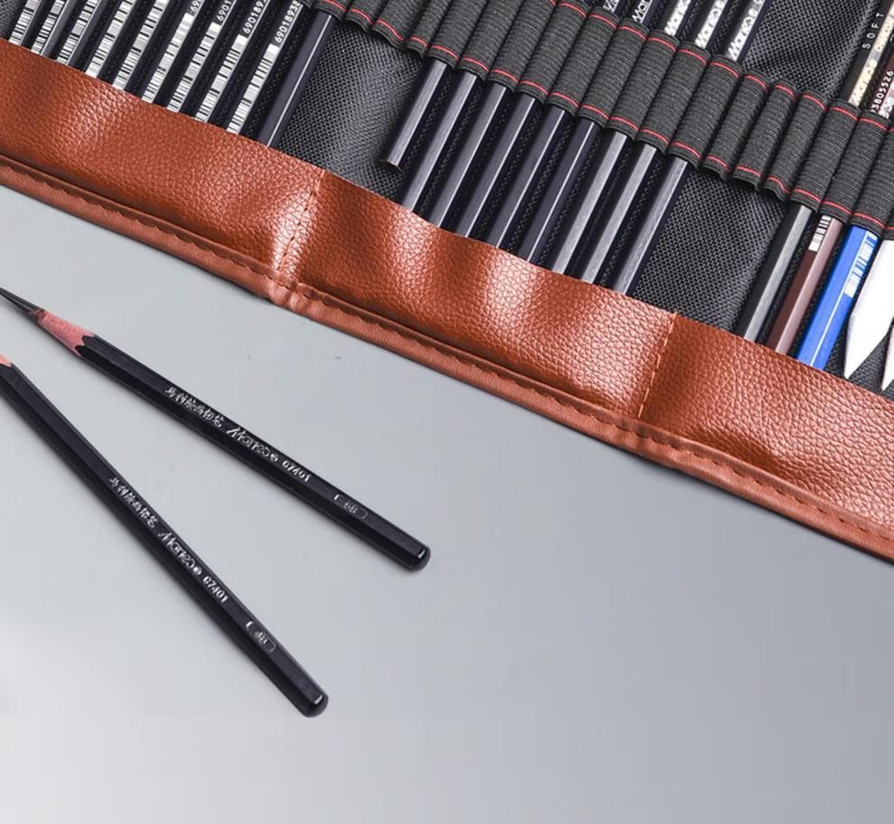 马利牌素描铅笔套装炭笔全套初学者学生用入门工具绘画美术生用品专用