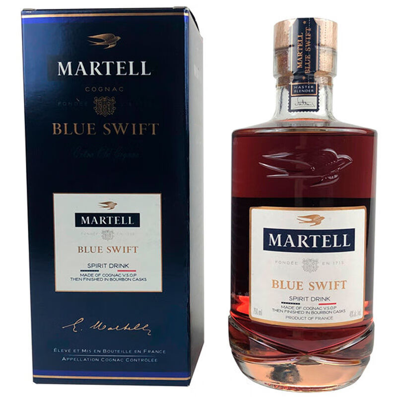 五折波本雨燕法国martell蓝燕桶蓝带斯威夫特blueswift750ml斯威夫特