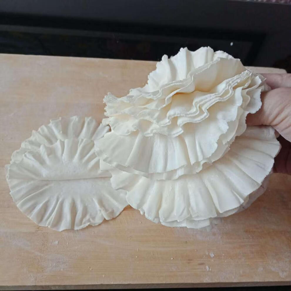 全店八折烧麦皮 一份45张左右550克 拍2份重1100克90张左右【图片 价